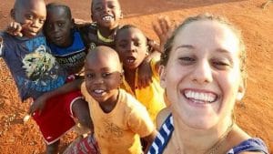 Silvia Romano in missione in Africa