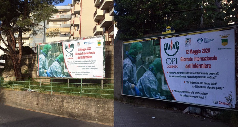 giornata internazionale dell'infermiere manifesto OPI