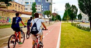 Una parte del percorso della Ciclopolitana