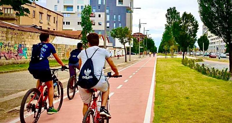 Una parte del percorso della Ciclopolitana