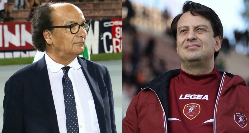 Cosenza il presidente Guarascio si congratula con la Reggina per la conquista della B