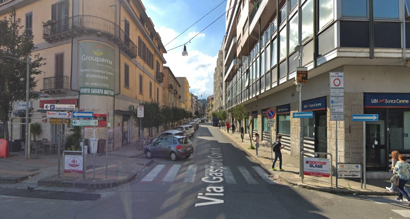 cosenza via Conforti via Isonzo