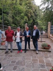 Nino Spirlì in visita a Laino Borgo (CS), Calabria