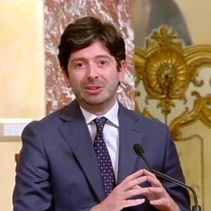 Il ministro della Salute dell'Italia, Roberto Speranza