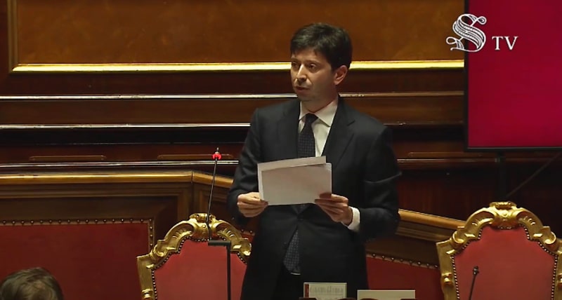ministro speranza italia covid-19