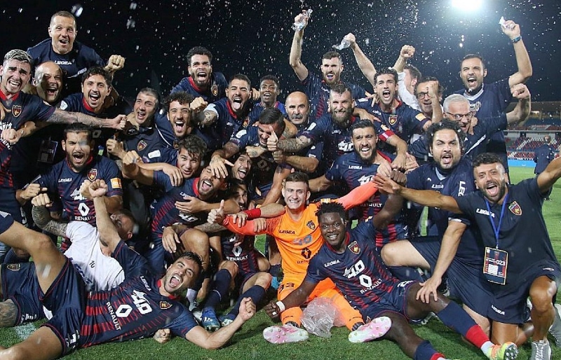 cosenza calcio serie b migliore squadra secondo la BBC