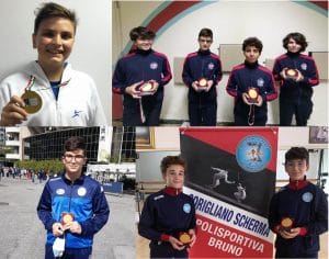 Gli atleti calabresi premiati da Federscherma per il progetto Incentivazione allo studio