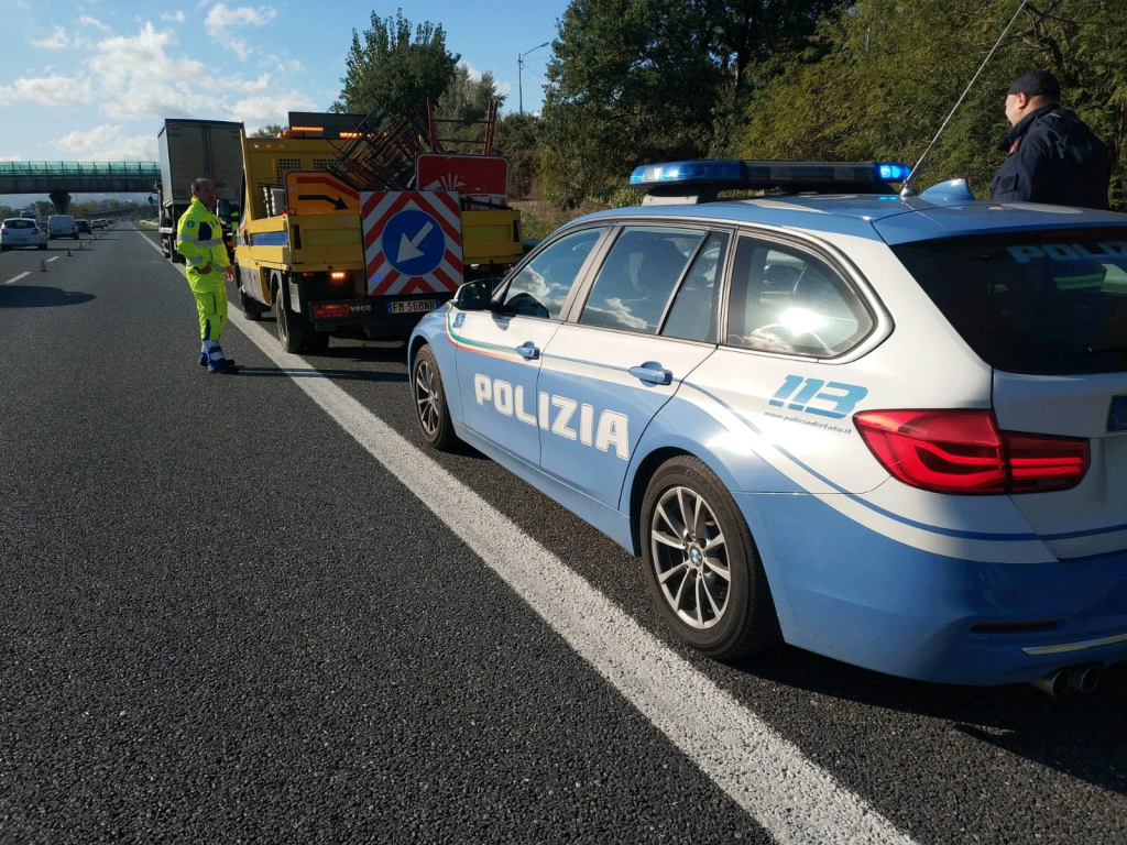 Incidente sull'Autostrada del Mediterraneo fra Montalto e Rende