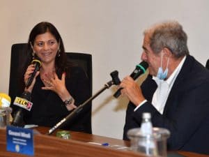 Jole Santelli e Giovanni Minoli