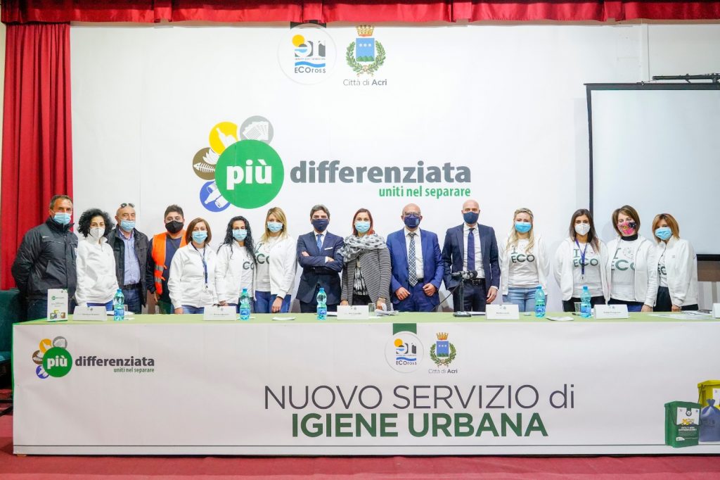 Acri, presentato il Progetto di Igiene Urbana, si parte il primo dicembre 2020