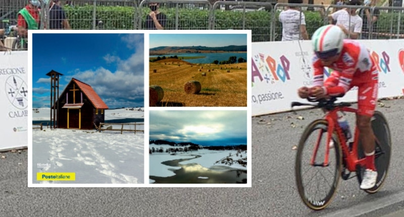 Spezzano della Sila e Giro d'Italia Poste Italiane rilascia speciale cartolina dedicata all’evento