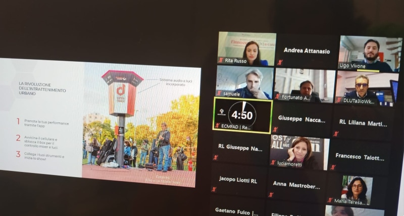 Start Cup Calabria 2020_ sul podio ADIUTOR, Open Stage e Patch