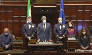 La camera, presidiata da Roberto Fico, osserva il minuto di silenzio in commemorazione della scomparsa di Jole Santelli