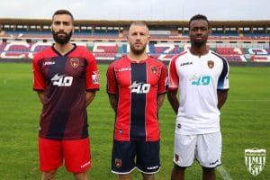 Da sx a dx Legittimo con la 'special two', Carretta con la 'classica' e Ba con la 'away'