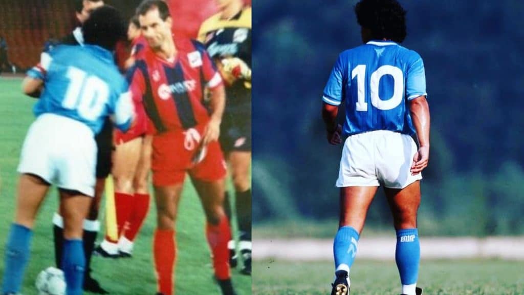 Il Cosenza calcio saluta Diego Armando Maradona
