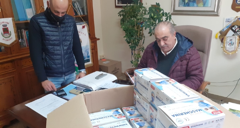 Il Sovrano Militare di Malta dona 4mila mascherine al Comune di Frascineto