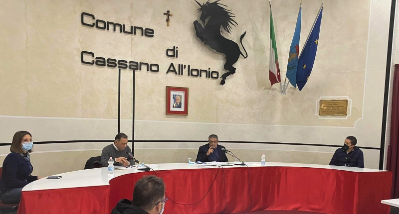 Incontro sindaco con i giornalisti Cassano