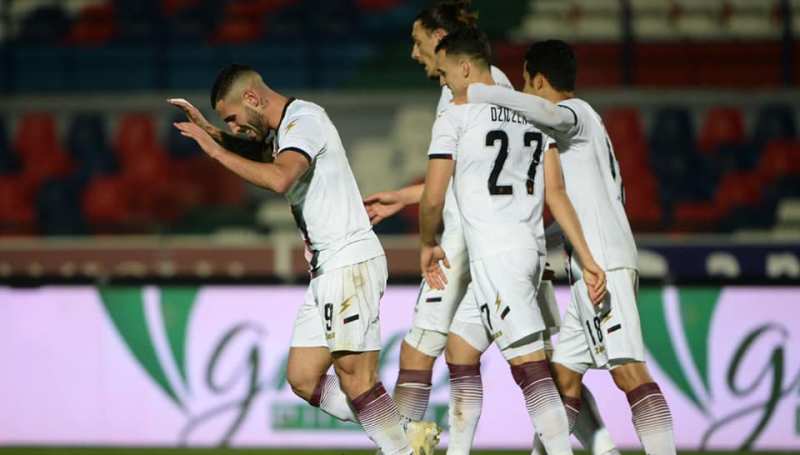 Tutino gol. Salernitana nuova capolista di Serie B