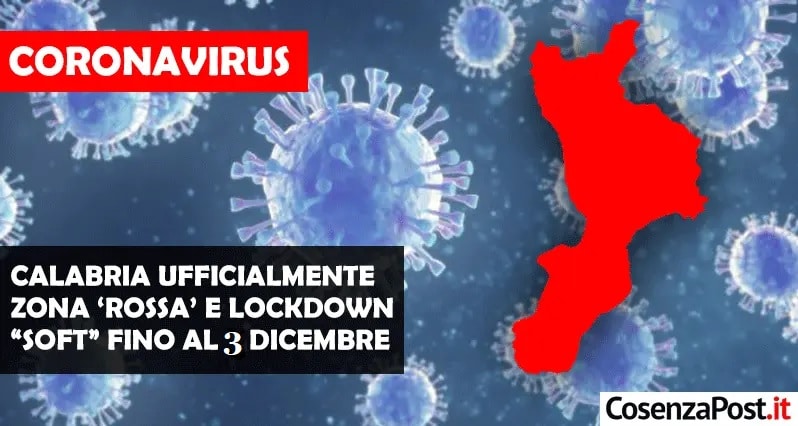 calabria zona rossa coronavirus