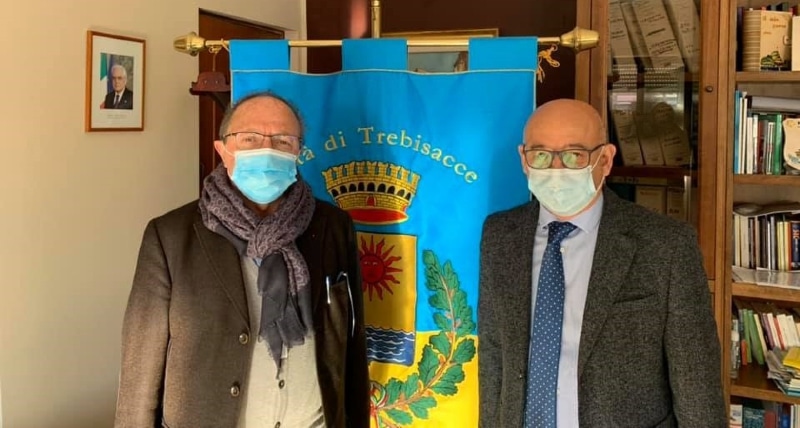 CS - TREBISACCE - FRANCO IACUCCI IN VISITA AL COMUNE DI TREBISACCE