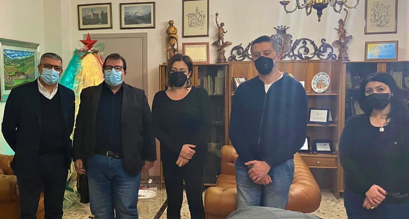 Cassano _ visita del direttore del Parco Archeologico di Sibari, Filippo Demma