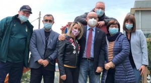 L'Amministrazione comunale di Trebisacce in visita ad uno dei Parchi Giochi