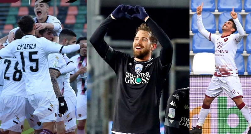 Serie B 15esima giornata Salernitana Empoli e reggina