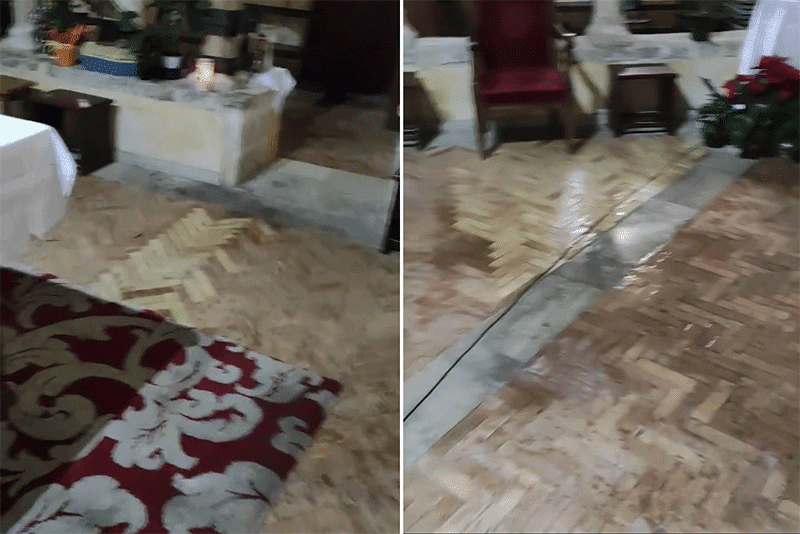 Bisignano, chiostro convento di sant'Umile allagato: la denuncia di Perri