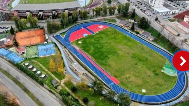 Cosenza nuova pista d'atletica a Via degli Stadi