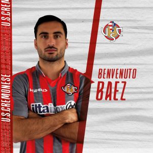 Jaime Baez con la maglia della Cremonese