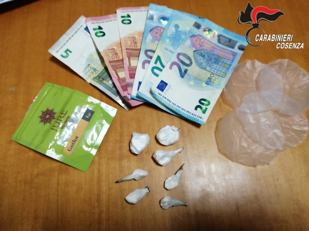 Tortora: non sfugge al fiuto del cane Enno, un arresto per droga