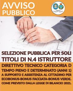 Corigliano-Rossano, Superbonus: pubblicato bando per assunzione di 4 tecnici