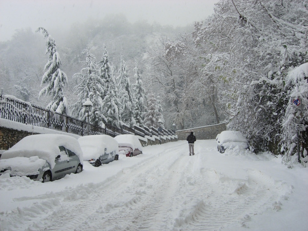 Neve e freddo a Cosenza nel Weekend?