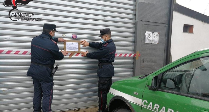 sequestro autofficina Torano