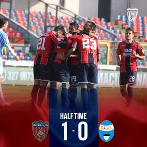 Cosenza-Spal al termine del primo tempo (ph.ilcosenza.it)