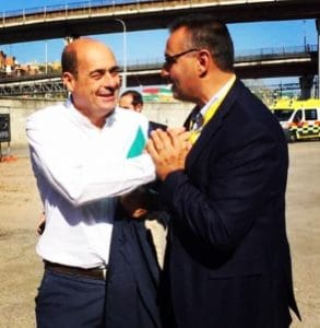 Giudiceandrea e Zingaretti