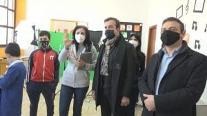 Il Sindaco in visita alla scuola di via Milelli - Cosenza
