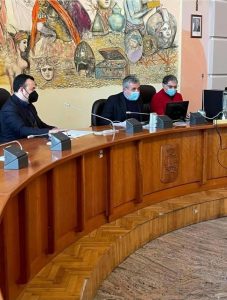 Vincenzo Granata e il Commissario di Sorical Calabretta