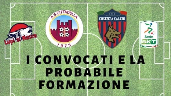 cittadella cosenza i convocati