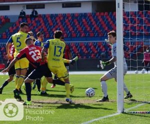 il goal di Ettore Gliozzi (ph Tucci Pescatore)
