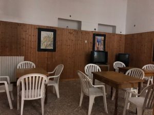 la sala dove potranno essere servite la cena e la colazione