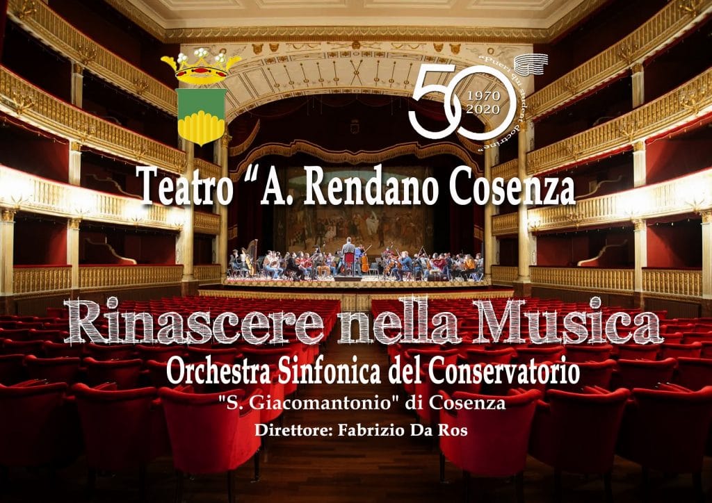 Teatro Rendano, al via il progetto "Rinascere nella musica"