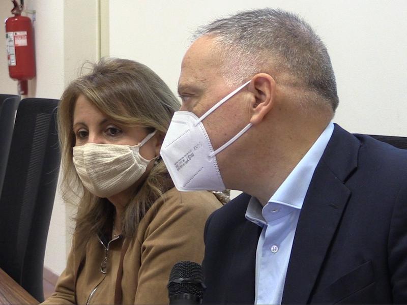 L'assessore alle Infrastrutture Domenica Catalfamo durante l'incontro