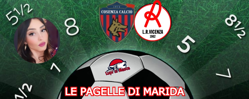 Cosenza Vicenza Serie B pgelle