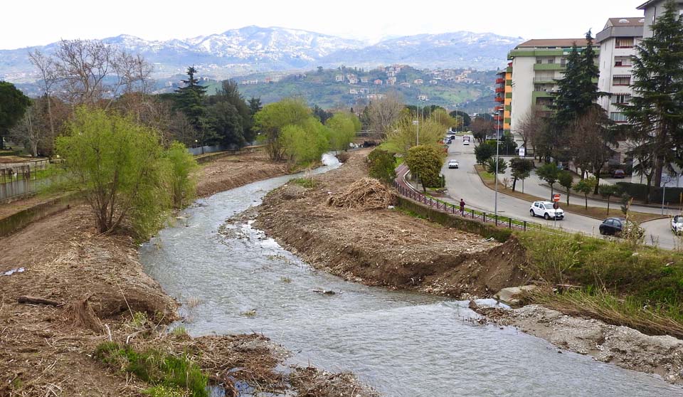 Torrente Campagnano privano la fauna selvatica del loro habitat naturale
