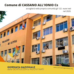 Comune di Cassano all’Ionio partecipa alla Giornata Nazionale della Gentilezza