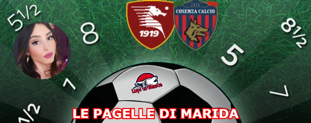 pagelle di Salernitana-Cosenza serie B