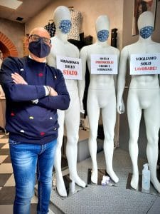 Protesta commercianti Cosenza 2