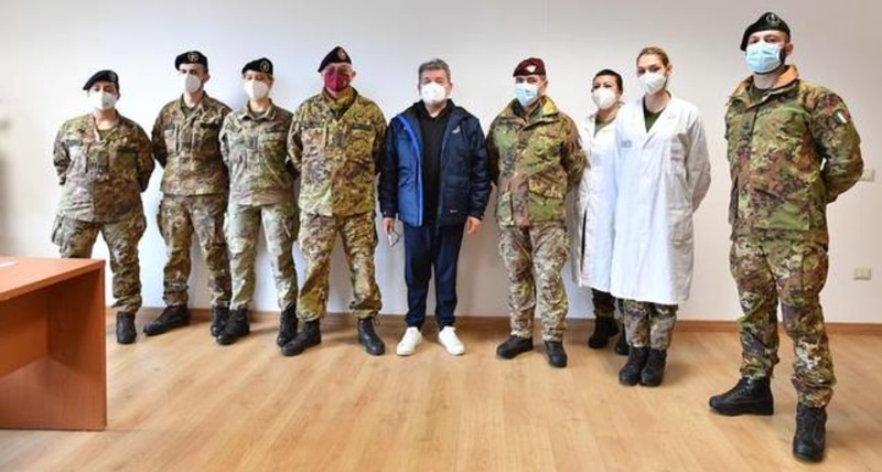 VACCINI ANTI-COVID CALABRIA, ARRIVATO IL TEAM SANITARIO DELL'ESERCITO - VIDEO