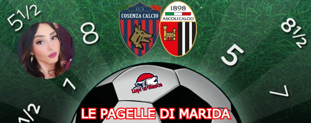 pagelle Cosenza-Ascoli serie B